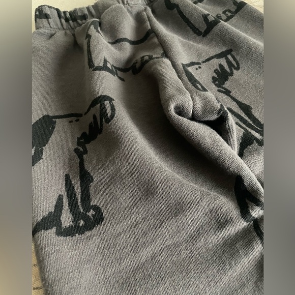 ZARA 4/5 Years Gray Joggers with Dog Print - Picture 5 of 5